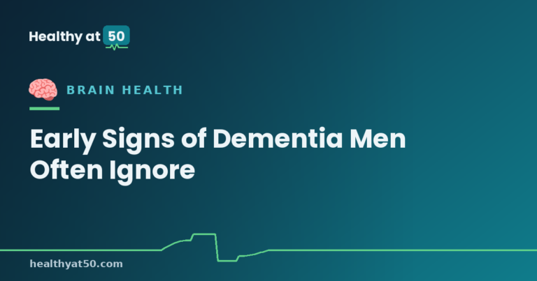 Early Signs of Dementia Men Often Ignore