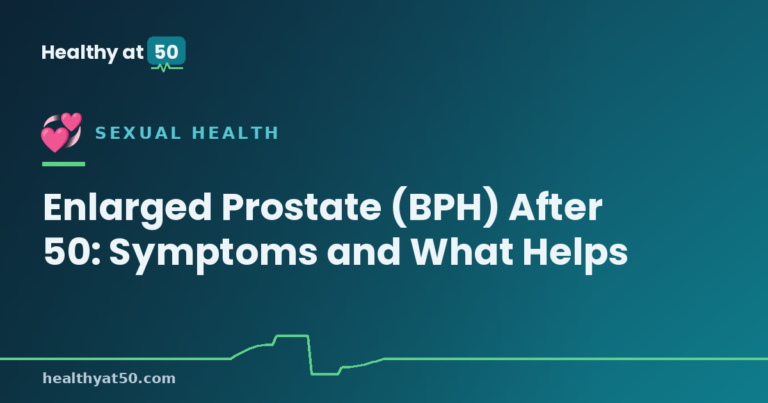 Enlarged Prostate (BPH) After 50: Symptoms and What Helps