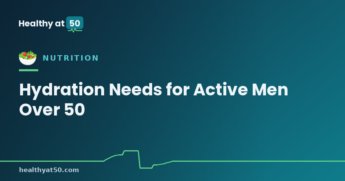 Hydration Needs for Active Men Over 50