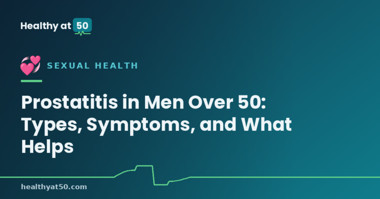Prostatitis in Men Over 50: Types, Symptoms, and What Helps