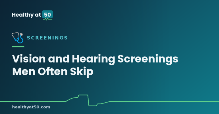 Vision and Hearing Screenings Men Often Skip